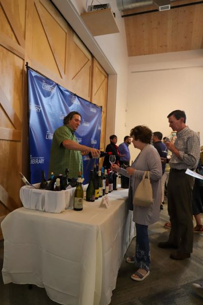 A winery table at last year&rsquo;s festival